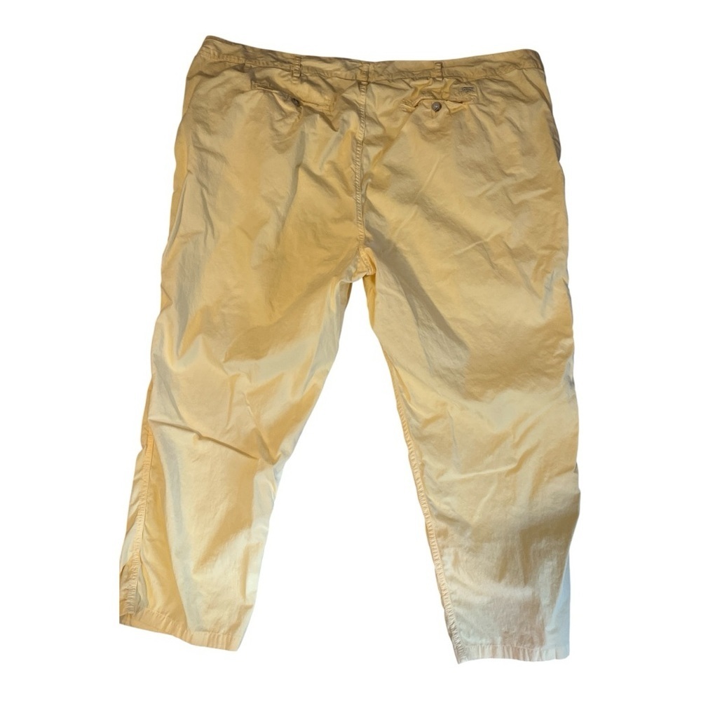 Lauren Ralph Lauren Butter Yellow Cropped Straight Leg‎ Pants Size 22W OP1 - Picture 2 of 5